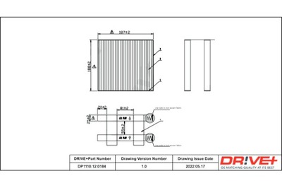 DRIVE+ FILTRAS KABINOS BMW X3 11- F25 ANGLINIS 