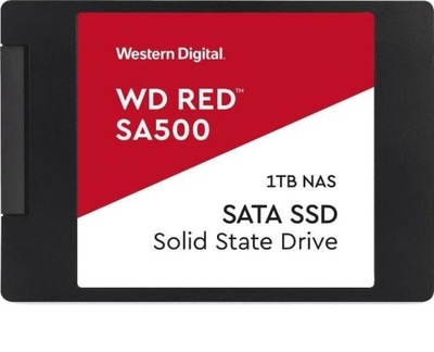Dysk SSD WD Red SA500 1TB 2.5 SATA III (WDS100T1R0A)