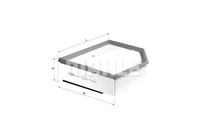 KNECHT ФІЛЬТР ПОВІТРЯ VOLVO S60 I V70 II XC70 I XC90 I 2.4D