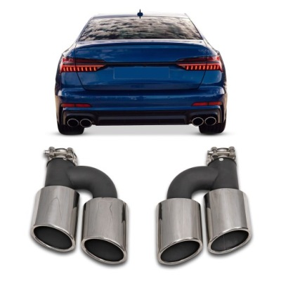 Audi a6 c7 4g 2011-2018 наконечник выхлоп стиль s6 фото №1