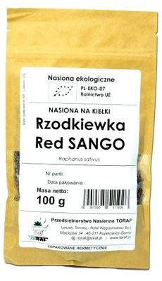Rzodkiewka Sango BIO Nasiona PL-EKO na Kiełki 100g