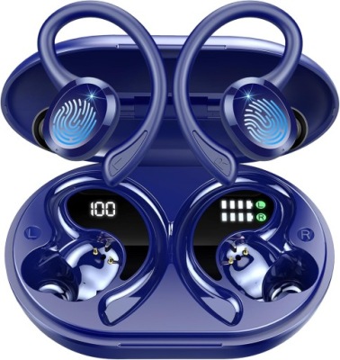 BEZPRZEWODOWE SŁUCHAWKI DOUSZNE Z MIKROFONEM BLUETOOTH 5.3