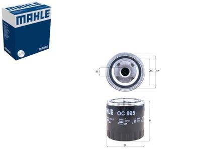 FILTRO RENAULT MAHLE  