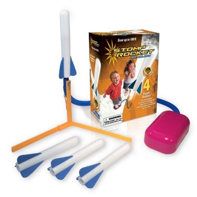 Wyrzutnia rakiet Stomp Rocket Junior Glow gra