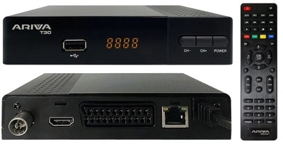 Tuner DVB-T2 H.265 HEVC Dekoder Ferguson Ariva T30 Telewizji Naziemnej USB