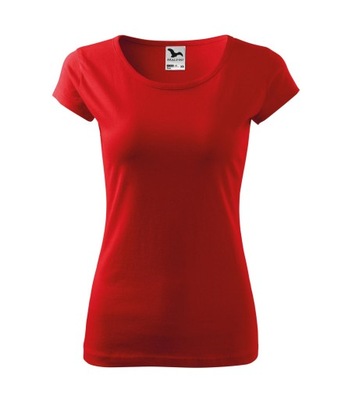 Koszulka damska t-shirt MALFINI PURE czerwona XS