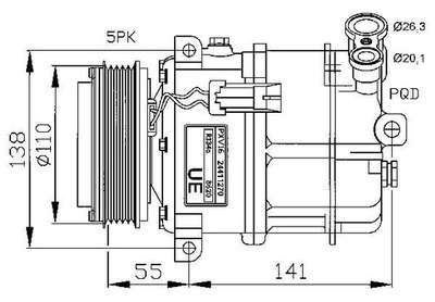 NRF 32312 КОМПРЕССОР, КОНДИЦИОНЕР