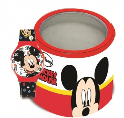Diakakis Zegarek analogowy w puszce Myszka Mickey