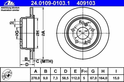 DISCO HAMULC. MERCEDES R129 SL-KLASA 89-98 PARTE TRASERA  