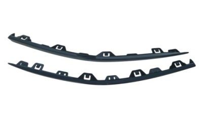 Vw golf 8 viii r-line спойлер правый бампера молдинг 5h0 чёрный блеск фото №1