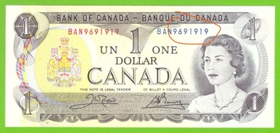 KANADA 1 DOLLAR 1973 P-85c UNC-