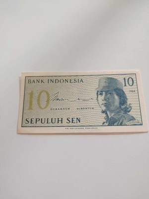 Indonezja - 10 Sen - 1964 - UNC