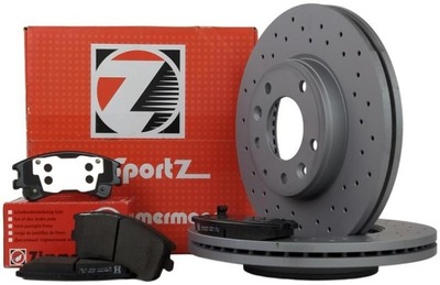 ZIMMERMANN SPORT TARCZE+KLOCKI P MAZDA 6 GG GY