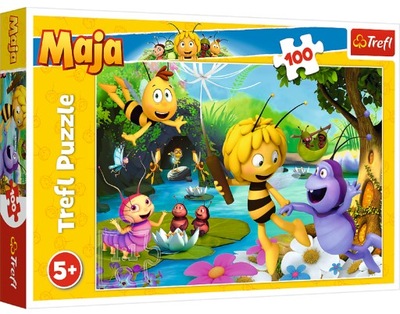 PUZZLE PSZCZÓŁKA MAJA I PRZYJACIELE 100 EL. TREFL