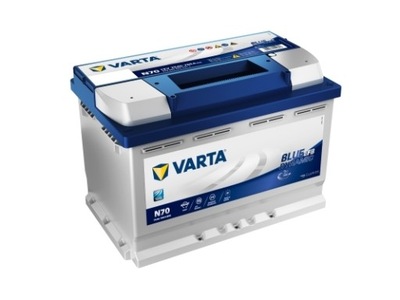 Акумулятор varta blue старт-стоп efb - 70ah 760a фото №1