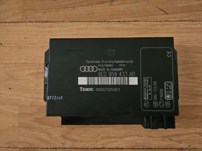 Модуль комфорта audi a4 b6 b7 8e0959433ab фото №1