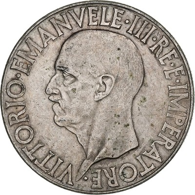 Włochy, Vittorio Emanuele III, 20 Lire, 1936-XIV,