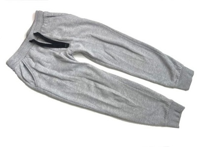 RESERVED szare melanż spodnie dresiki dresowe 146