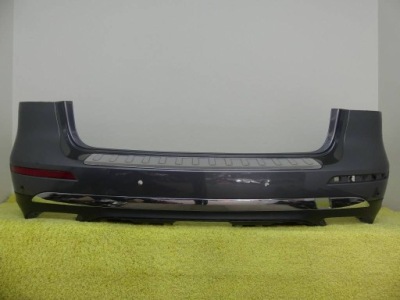 Бампер задний mercedes gle w166 x166 15-19r хром фото №1