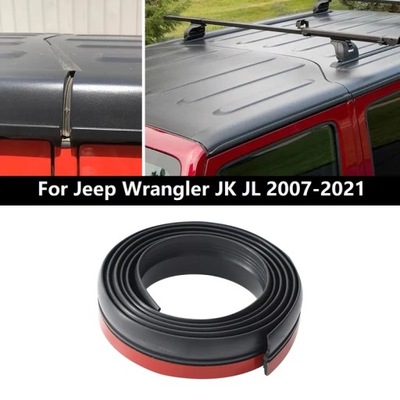 1.6M CAR ROOF FLOW SEAL STRIP RUBBER FOR JEEP WRANGLER JK JL 2007-20~55765  