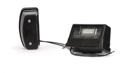 Лампа освещение номерного знака регистрационного waś 246 led фото №1