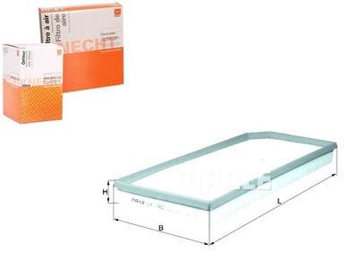 Knecht фильтр воздуха audi a3, tt фото №1