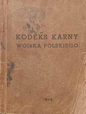 Kodeks karny Wojska Polskiego 1944