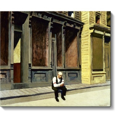 Edward Hopper - Sunday, 80x69 cm