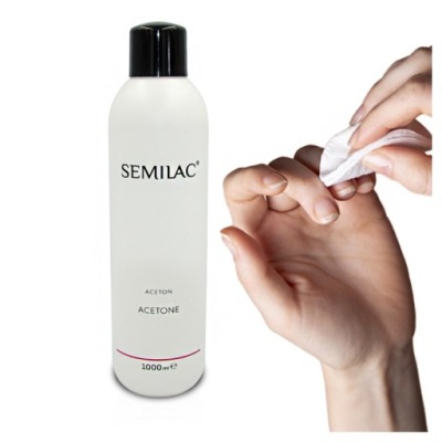 Aceton do paznokci Semilac 1000 ml