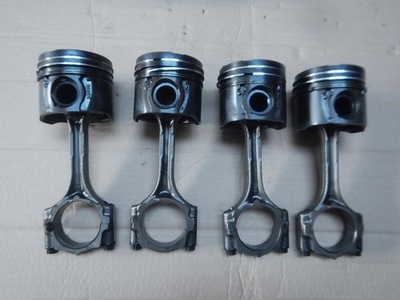 Поршень поршни + шатун mni cooper r50 r53 yaris i 1.4 d4d 1nd 75km фото №1