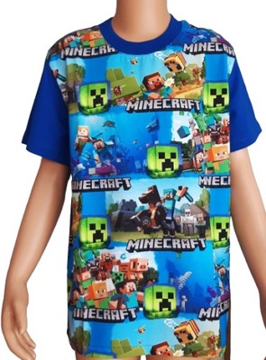 koszulka bawełna MINECRAFT T-shirt roz 134