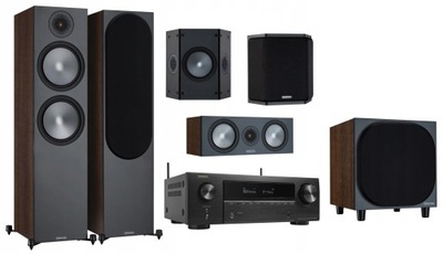 MONITOR BRONZE 500 5.1 + SUB + DENON AVR-X1700H