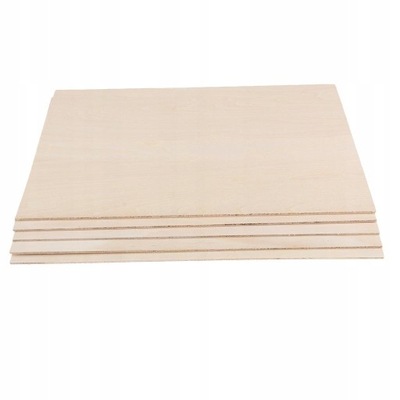 10 pieces DIY Model Balsa wood sheet wooden plate