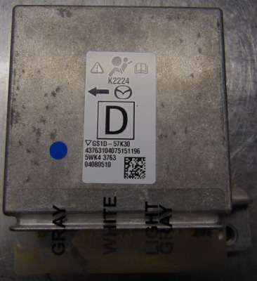 Модуль датчик air bag mazda 6 2 gh європа фото №1