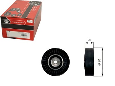 Ролик напрямна ремінь vw crafter 30-35 crafter 30 фото №1