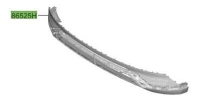 Hyundai ioniq 5 бампер перед dół фото №1