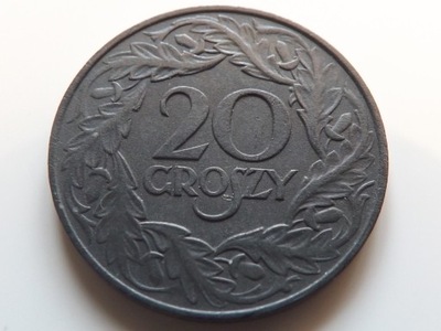 20 groszy 1923 GG st. UNC-