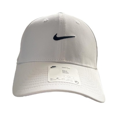 Czapka z daszkiem Nike U NKCLUB CAP FV5563-100 biała rozmiar S/M