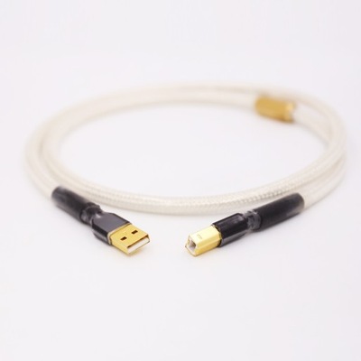 Hi-End OCC posrebrzany kabel USB audio kabel usb