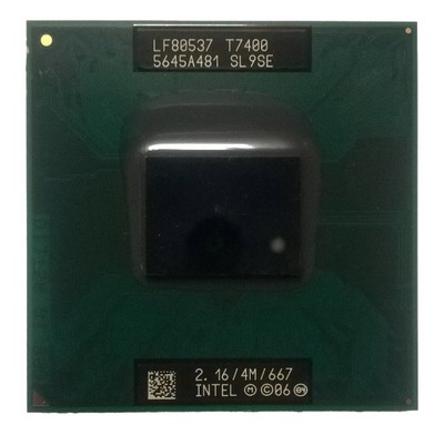 Intel Core 2 duo T7400 2.16GHz 667Mhz FSB 4MB