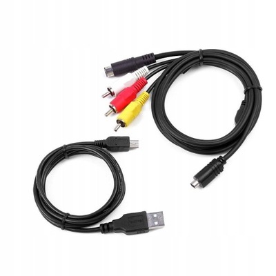 AV A/V TV Video USB Data SYNC Cable For SONY