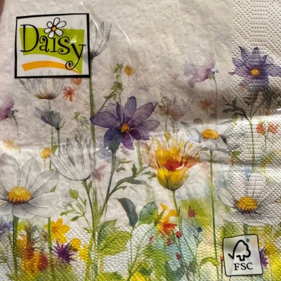 serwetki Daisy 1kpl-20szt kwiaty łąka