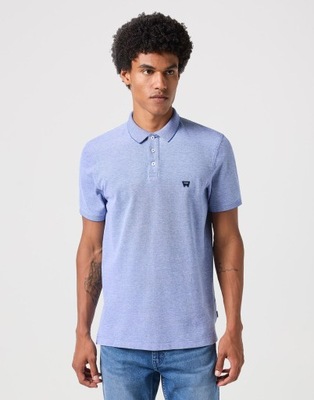 Wrangler Koszulka Męska Refined Polo Shirt Blue 112350391 M