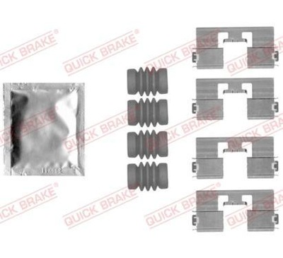 Quick brake набор монтажный тормозных колодок chevrolet фото №1