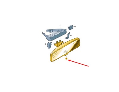 Skoda enyaq iv interior rear вид mirror 3g0857511bk4pk фото №1