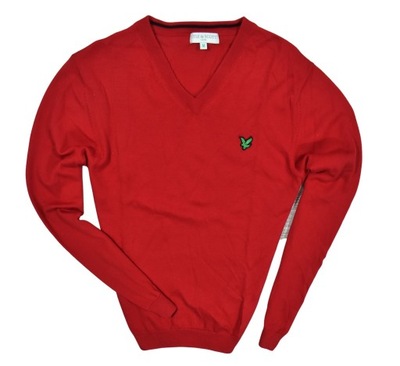 LYLE SCOTT Merino Wool Sweter Męski V-Neck / M