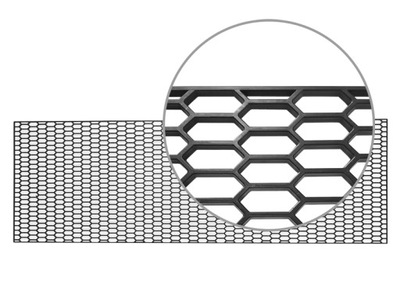 СЕТКОЙ DO РЕШЕТКА РАДИАТОРА БАМПЕРА WLOTOW ABS PLASTER MIODU 11X32MM, ARKUSZ 40X120CM фото