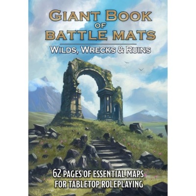 Giant Book of Battle Mats Wilds, Wrecks & Ruins - RPG - Gra fabularna -