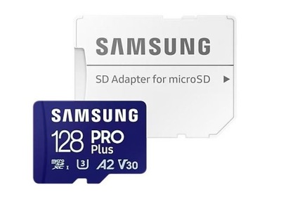Samsung Karta pamięci MB-MD128SA/EU 128GB PRO Plus mSD + Adapter