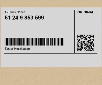 Boot lid/tailgate push-button bmw 7 g70 фото №1